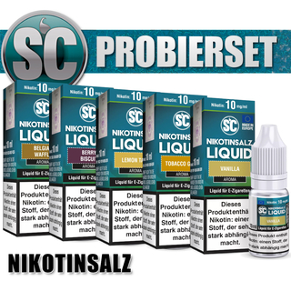 SC Nikotinsalz Probierset Gourmet 10mg/ml