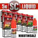 5x 10ml SC RED LINE OVERDOSED Liquid Nikotinsalz E-Liquid