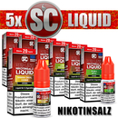 5x 10ml SC RED LINE OVERDOSED Nikotinsalz E-Liquid Neue...