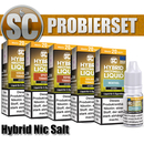 5x 10ml SC HYBRID Probierset Tabak&Menthol 20mg/ml