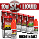 10x 10ml SC RED LINE OVERDOSED Liquid Nikotinsalz E-Liquid