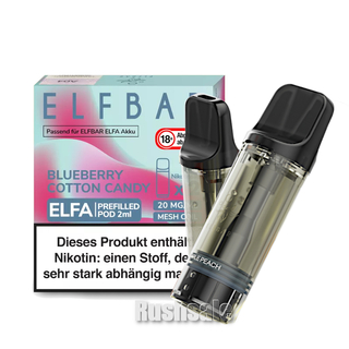 Elfbar Elfa 2x Blueberry Cotton Candy