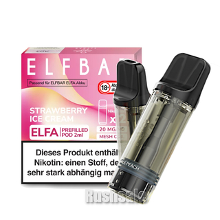 Elfbar Elfa 2x Strawberry Ice Cream POD