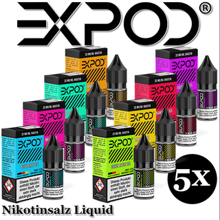 5x 10ml Expod Nikotinsalz Liquid