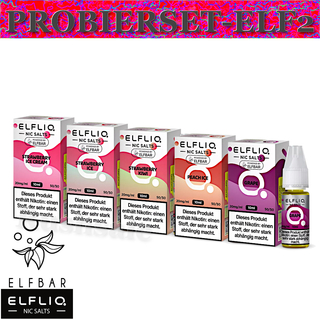 5x 10ml ELFLIQ Probierset ELF2 10mg/ml