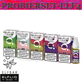 5x 10ml ELFLIQ Probierset ELF4 10mg/ml