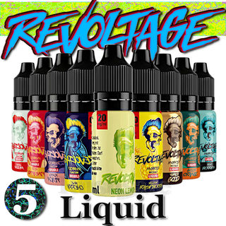 5x 10 ml REVOLTAGE Hybrid Nikotinsalz Liquid