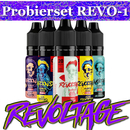 5x 10 ml REVOLTAGE Liquid PROBIERSET REVO-1 10mg/ml