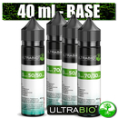 40 ml ULTRABIO Base 50/50 oder 70/30 fr E-Zigarette