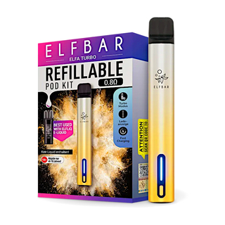 Elfbar Elfa TURBO Leer Pod System E-Zigaretten Set