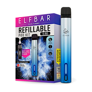 Elfbar Elfa TURBO Aurora Cyan Kit