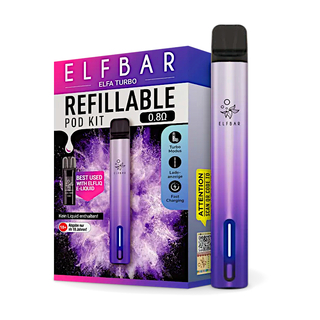 Elfbar Elfa TURBO Aurora Purple Kit