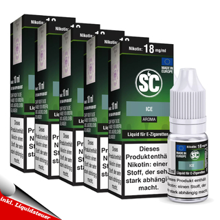 10x 10ml SC Liquid Ice 6mg/ml